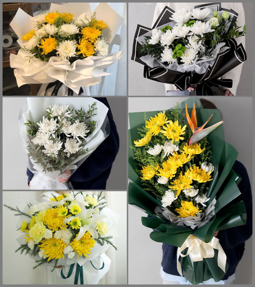 湖北襄阳市保康县黄堡镇青龙湾村白事花束代送